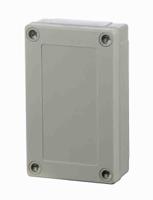 pc-10050-lg-enclosure Fibox Grey Polycarbonate Enclosure, IP66, IP67, IK08, Grey Lid, 130 x 80 x 50mm