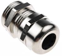53112220 Lapp SKINTOP Series Metallic Nickel Plated Brass Cable Gland, PG11 Thread, 4mm min., 10mm max., IP68