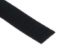 890-4149 RS PRO Black Hook & Loop Tape, 20mm x 10m