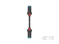 2382948-4 TE Connectivity, DT Automotive Connector Female to Female Black Clip Mount 2 Way, Crimp Termination