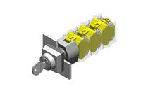7043410 EAO IP65 Key Switch 2-Way