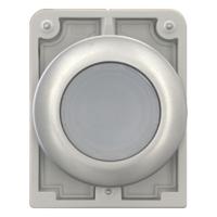 182925-m30c-fdl-w Eaton RMQ Titan M30 Series White Momentary Push Button, 30mm Cutout, IP67