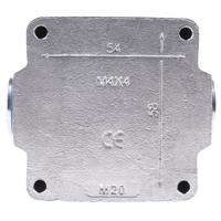 231001 IDEM ES Series Twist Release Emergency Stop Push Button, Surface Mount, 2NC + 1NO, IP69K