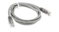 405-5379 RS PRO, 1m Cat5e, Grey RJ45 to Male RJ45 Male, U/UTP Unshielded, Terminated PVC Sheath
