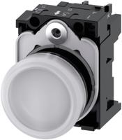 3su1103-6aa60-1aa0 Siemens, SIRIUS ACT 3SU11, Panel Mount White LED Indicator, 22mm Cutout, Round, 110V ac