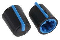 303dr110-006237233 Sifam 11.5mm Black Potentiometer Knob for 6mm Shaft D Shaped, 3/03/DR110-006/237/233