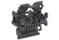 34824-1124 Molex, Mini50 Automotive Connector Socket Black Cable Mount 12 Way, Crimp Termination