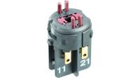 1201265040000 RAFI RAFIX 22 Series Contact Block for Use with Plug In Distributor, 35V ac, DPST