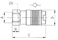 187-8777 RS PRO Brass Female Quick Air Coupling, G 3/8 Female Threaded