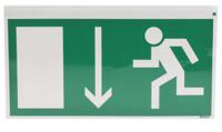 pic-361-210x105-b7541-branded PET Emergency Exit Down Non-Illuminated Emergency Exit Sign