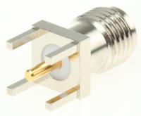 422510009 Telegartner, Jack PCB Mount SMA Connector, 50Ω, Solder Termination, Straight Body