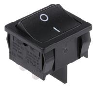 18021108 Marquardt DPST, On-Off Rocker Switch Panel Mount