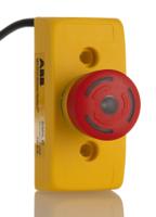 2tla030051r0400-smile-10-ea ABB Smile Series Twist Release Emergency Stop Push Button, Panel Mount, 32mm Cutout, 2NC