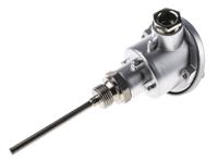 90202310-402-1003-1-6-100-104000 Jumo PT100 Temperature Sensor, 6mm Dia, 100mm Long, +400°C Max
