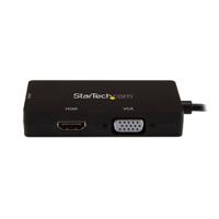 cdpvgdvhdbp StarTech.com USB C to DVI, HDMI, VGA Adapter, USB 3.1, 1 Supported Display(s) - 4K @ 30Hz