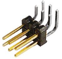 tsw-103-08-l-d-ra Samtec TSW Series Right Angle Through Hole Pin Header, 6 Contact(s), 2.54 mm Pitch, 2 Row, Unshrouded