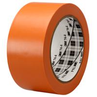 7000048923 3M 764 Orange PVC 1296in Vinyl Tape, 0.125mm Thickness