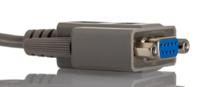 266-8487 RS PRO Male 9 Pin D-sub to Female 9 Pin D-sub Serial Cable, 2m PVC