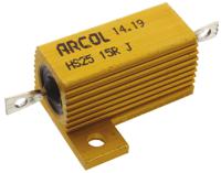 hs25-15r-j Arcol, 15Ω 25W Wire Wound Chassis Mount Resistor HS25 15R J ±5%