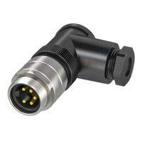 bcc0fk5 BALLUFF Circular Connector, 5 Contacts, Cable, 7/8 in Connector, Plug, Male, IP67, BCC A345 Series