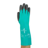 58735090 Ansell AlphaTec Green Acrylic Nitrile Work Gloves, Size 9, Nitrile Coating