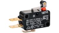 v-165-1c5-by-omi Omron Roller Lever Micro Switch, Faston Terminal, 16A, 1CO, IP40