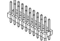 10-89-7262 Molex C-Grid Series Straight Through Hole Pin Header, 26 Contact(s), 2.54 mm Pitch, 2 Row, Unshrouded