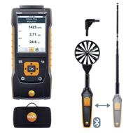 0563-4409 Testo 440 dP Air Flow ComboKit 1 with Bluetooth Hot Wire, NTC, TC, Vane Anemometer, 50m/s Max, Measures Air Velocity,