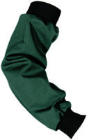 e4760-004 EDC PROTECTION OVERSLEEVES Green Leather Protective Sleeve for Splash Protection Use, 400mm Length