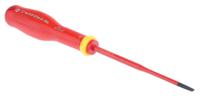 at35x100tve Facom Slotted Insulated Screwdriver, 3.5 mm Tip, 100 mm Blade, VDE/1000V, 204 mm Overall