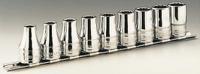 s41e Facom 9-Piece Metric 1/2" Standard Socket Set, 12 point