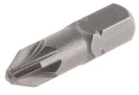 2607001558 Bosch Pozidriv Screwdriver Bit, PZ2 Tip