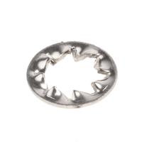 665-7309 RS PRO A4 316 Stainless Steel Internal Tooth Shakeproof Washer, M4, DIN 6798J