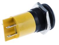 212-058 RS PRO Yellow Panel Mount Indicator, 24 → 36V dc, 22mm Mounting Hole Size