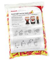 1013047 Honeywell Safety LS-400 Series Pink, Yellow Disposable Uncorded Ear Plugs, 35dB Rated