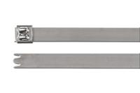 111-95338-mbt33xhs-ss304-ml HellermannTyton Cable Tie, Ball Lock, 838mm x 12.3 mm, Metallic Stainless Steel, Pk-50