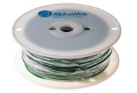 3050-gr001 Alpha Wire Hook-up Wire PVC Series Green 0.23 mm² Harsh Environment Wire, 24 AWG, 7/0.20 mm, 304m, PVC Insulation, 3050