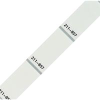211-857 WAGO 211 White Black Print Label, 44mm Width, 18mm Height, 500Per Pack Qty