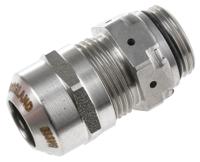 essvg-20 VentGLAND Series Metallic Stainless Steel Cable Gland, M20 Thread, 6mm min., 13mm max., IP68, IP69K