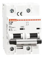 p2mb2pc080 Lovato ModuLo P2MB MCB, 2P, 80A Curve C, 230V AC, 60V DC, 10 kA Breaking Capacity