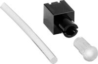 13167001 1316.7001 MENTOR, PCB Mounted Flexible LED Light Pipe, Clear Round Lens