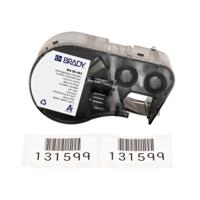 m4-60-483 Brady B-483A on Black on White Label, 25.40 mm Width