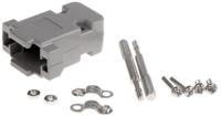 mhccov-09scl-lg MH Connectors MHCCOV Series ABS D Sub Backshell, 9 Way, Strain Relief