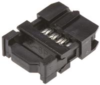 t812108a101ceu Amphenol Communications Solutions 8-Way IDC Connector Socket for Cable Mount, 2-Row