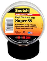 super-88-50mm-x-33-m 3M Scotch Super 88 Black PVC Electrical Insulation Tape, 50mm x 33m
