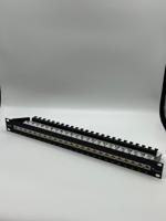 j02023s0051 Telegartner Telegartner Data Series Cat6 24 Port RJ11, RJ12, RJ45 RJ Patch Panel Shielded 1U Black