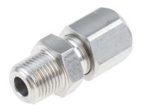 123-5564 RS PRO 1/8 NPT Compression Fitting for Use with Thermocouple or PRT Probe, 3/16in Probe, RoHS Compliant Standard