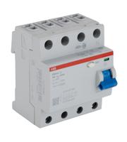 2csf204101r1630-f204-a-63003 ABB F200 RCCB, 63A, 4 Pole, 30mA, Type A, 230V ac