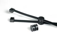 156-00275-t120rcoupler-pa66hirhs-bk HellermannTyton Cable Tie, 145mm x 3.4 mm, Black Polyamide, Pk-1000