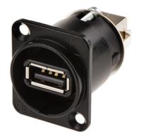 nausb-w-b Neutrik USB A Female to USB B Female Adapter